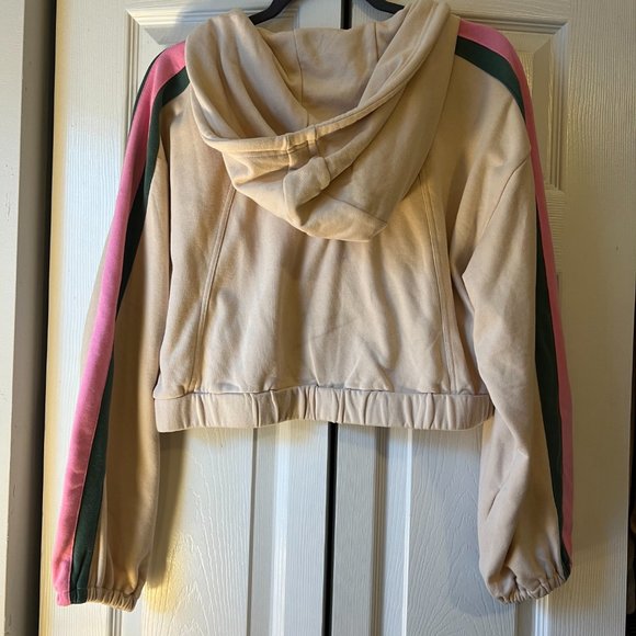 The Greii Striped Zip Up Hoodie | Size Large - Picture 3 of 4